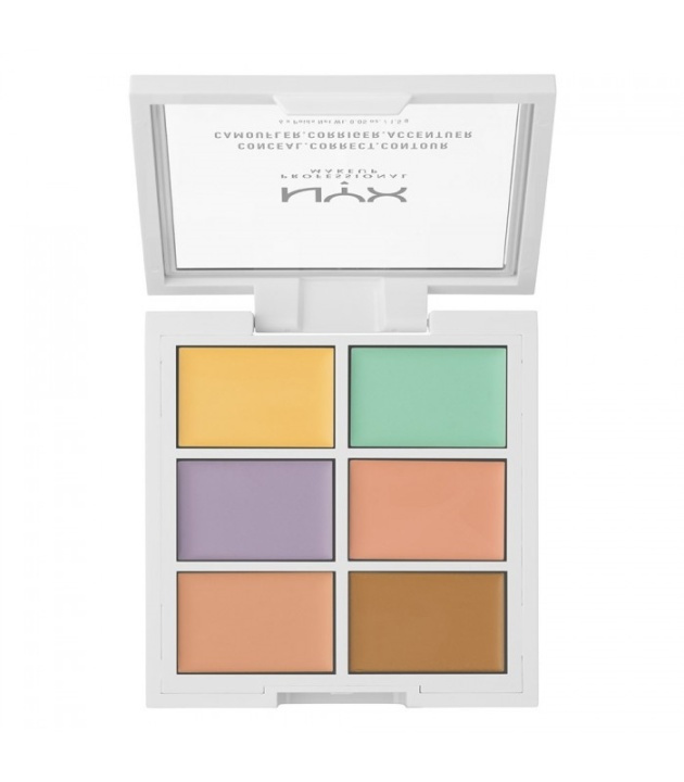NYX PROF. MAKEUP 3C Palette Color Correcting Concealer i gruppen SKÖNHET & HÄLSA / Makeup / Basmakeup / Concealer hos TP E-commerce Nordic AB (38-68801)