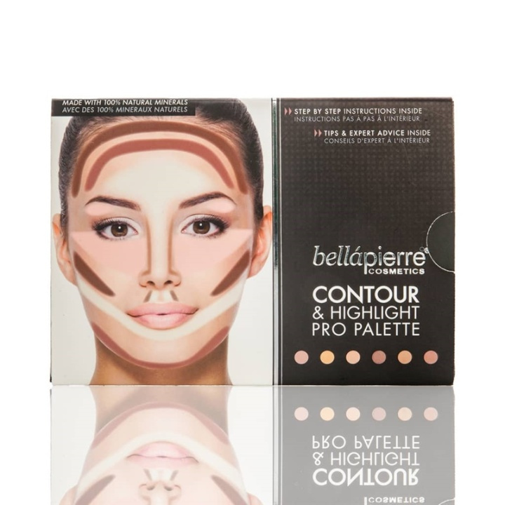 Bellapierre Contour & Highlighting Pro Palette i gruppen SKÖNHET & HÄLSA / Makeup / Basmakeup / Contour/Highlight hos TP E-commerce Nordic AB (38-68872)