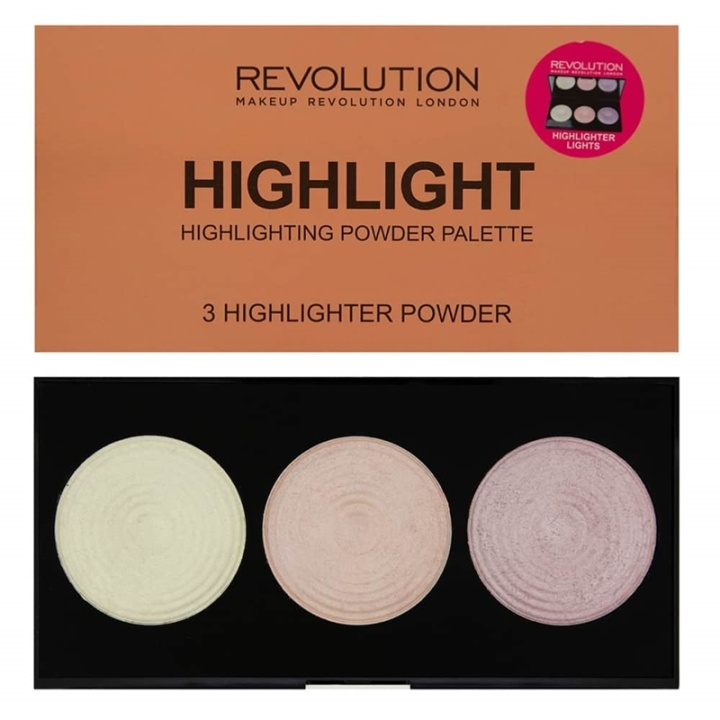 Makeup Revolution Highlighter Palette - Highlight i gruppen SKÖNHET & HÄLSA / Makeup / Basmakeup / Contour/Highlight hos TP E-commerce Nordic AB (38-68877)