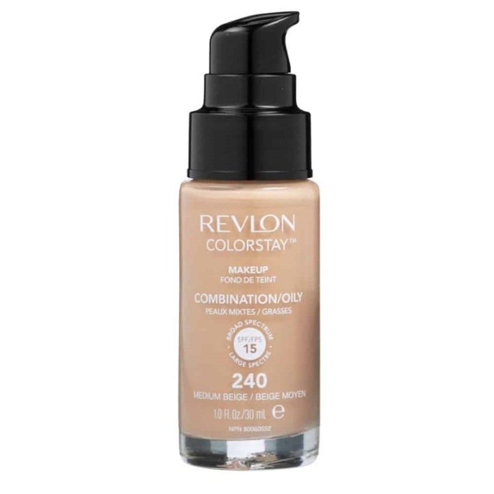 Revlon Colorstay Combination/Oily Skin - 240 Medium Beige 30ml i gruppen SKÖNHET & HÄLSA / Makeup / Basmakeup / Foundation hos TP E-commerce Nordic AB (38-69101)