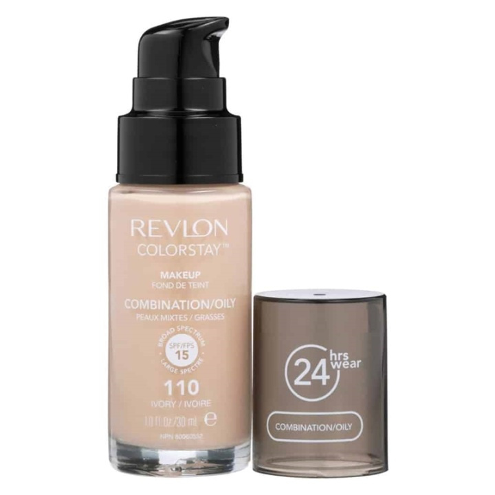 Revlon Colorstay Makeup Combination/Oily Skin - 110 Ivory 30ml i gruppen SKÖNHET & HÄLSA / Makeup / Basmakeup / Foundation hos TP E-commerce Nordic AB (38-69103)