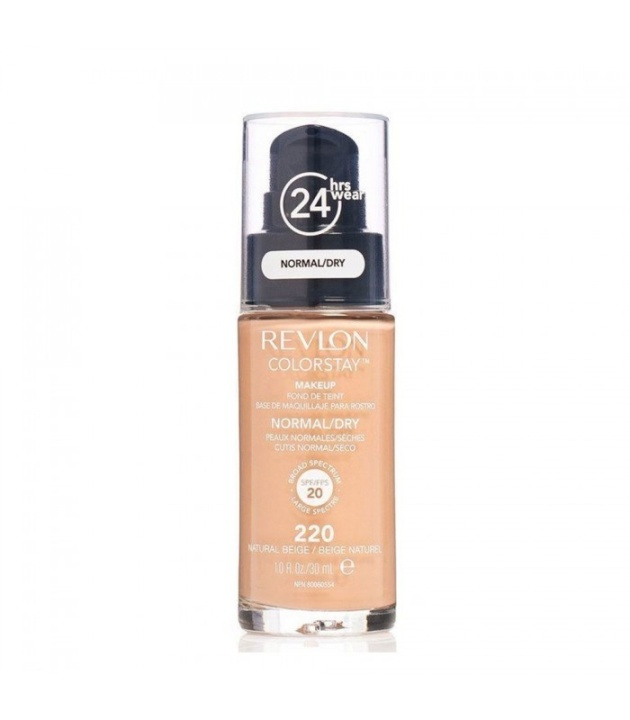 Revlon Colorstay Makeup Normal/Dry Skin - 220 Natural Beige 30ml i gruppen SKÖNHET & HÄLSA / Makeup / Basmakeup / Foundation hos TP E-commerce Nordic AB (38-69117)