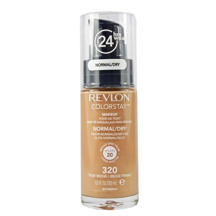 Revlon Colorstay Makeup Normal/Dry Skin - 320 True Beige 30ml i gruppen SKÖNHET & HÄLSA / Makeup / Basmakeup / Foundation hos TP E-commerce Nordic AB (38-69119)