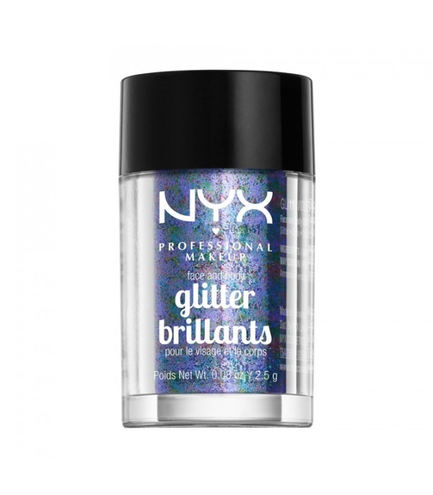 NYX PROF. MAKEUP Face & Body Glitter - 11 Violet 2,5g i gruppen SKÖNHET & HÄLSA / Makeup / Basmakeup / Glitter hos TP E-commerce Nordic AB (38-69145)