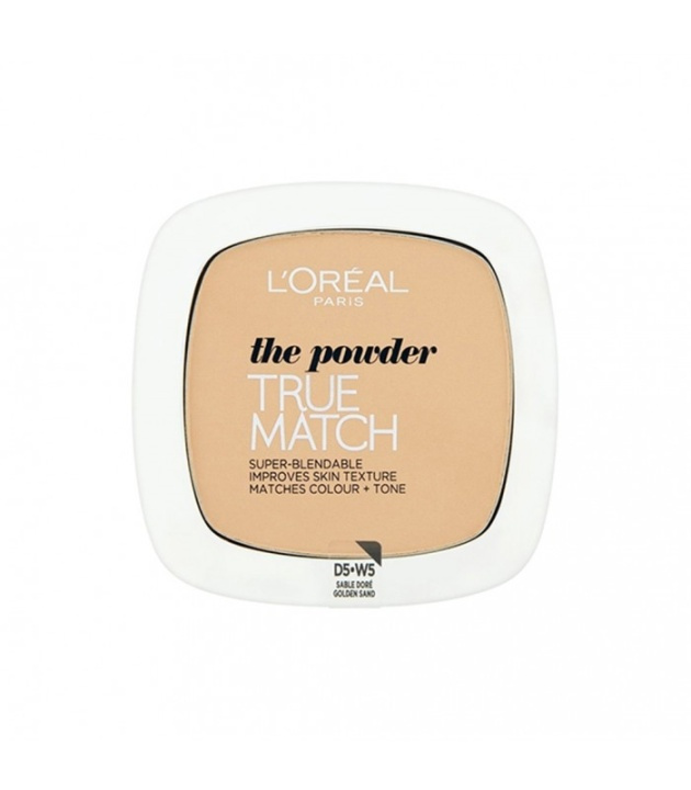 LOreal True Match Powder W5 Golden Sand 9g i gruppen SKÖNHET & HÄLSA / Makeup / Basmakeup / Puder hos TP E-commerce Nordic AB (38-69182)