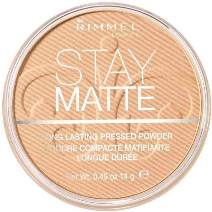 Rimmel Stay Matte Pressed Powder 006 Warm Beige 14g i gruppen SKÖNHET & HÄLSA / Makeup / Basmakeup / Puder hos TP E-commerce Nordic AB (38-69225)