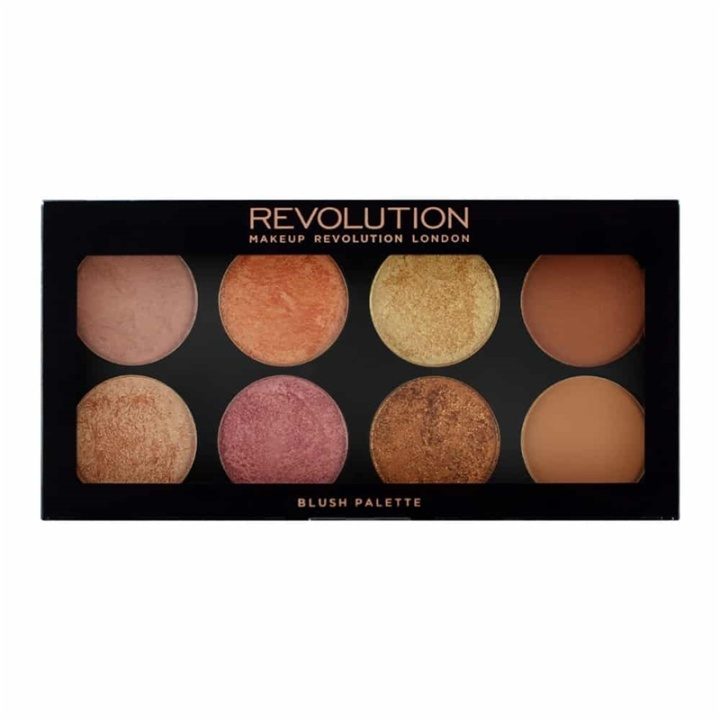 Makeup Revolution Ultra Palette Golden Sugar 2 - Blush, Bronze & Highlight i gruppen SKÖNHET & HÄLSA / Makeup / Basmakeup / Rouge / Bronzer hos TP E-commerce Nordic AB (38-69276)