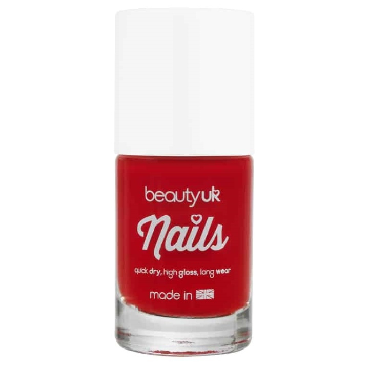 Beauty UK Nails no.11 - Post Box Red 9ml i gruppen SKÖNHET & HÄLSA / Makeup / Naglar / Nagellack hos Teknikproffset Nordic AB (38-69370)