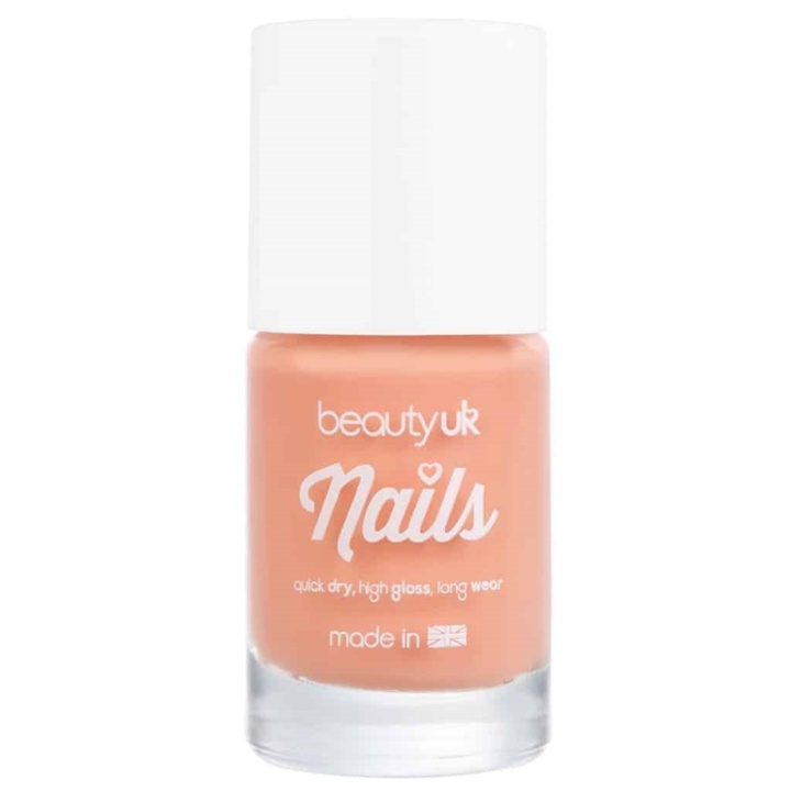 Beauty UK Nails no.24 Just Peachy 9ml i gruppen SKÖNHET & HÄLSA / Makeup / Naglar / Nagellack hos Teknikproffset Nordic AB (38-69374)