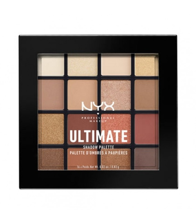 NYX PROF. MAKEUP Ultimate Shadow Palette - Warm Neutrals i gruppen SKÖNHET & HÄLSA / Makeup / Verktyg & Sminkset / Sminkpalett hos TP E-commerce Nordic AB (38-69527)