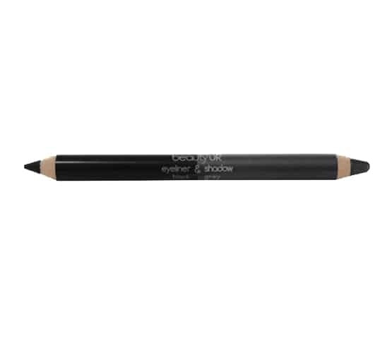 Beauty UK Double Ended Jumbo Pencil no.2 - Black&Grey i gruppen SKÖNHET & HÄLSA / Makeup / Ögon & Ögonbryn / Eyeliner / Kajal hos TP E-commerce Nordic AB (38-69546)