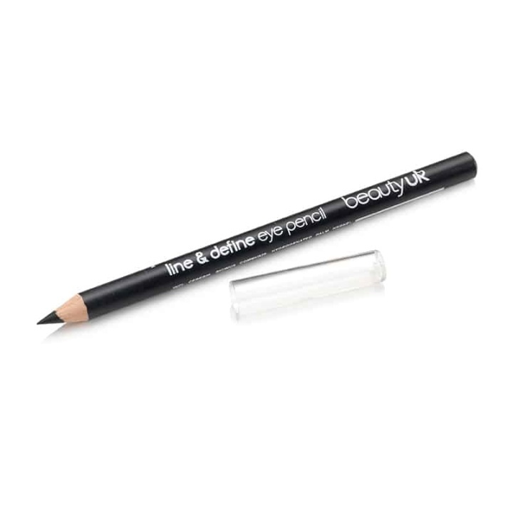 Beauty UK Line & Define Eye Pencil No.1 - Black i gruppen SKÖNHET & HÄLSA / Makeup / Ögon & Ögonbryn / Eyeliner / Kajal hos TP E-commerce Nordic AB (38-69553)