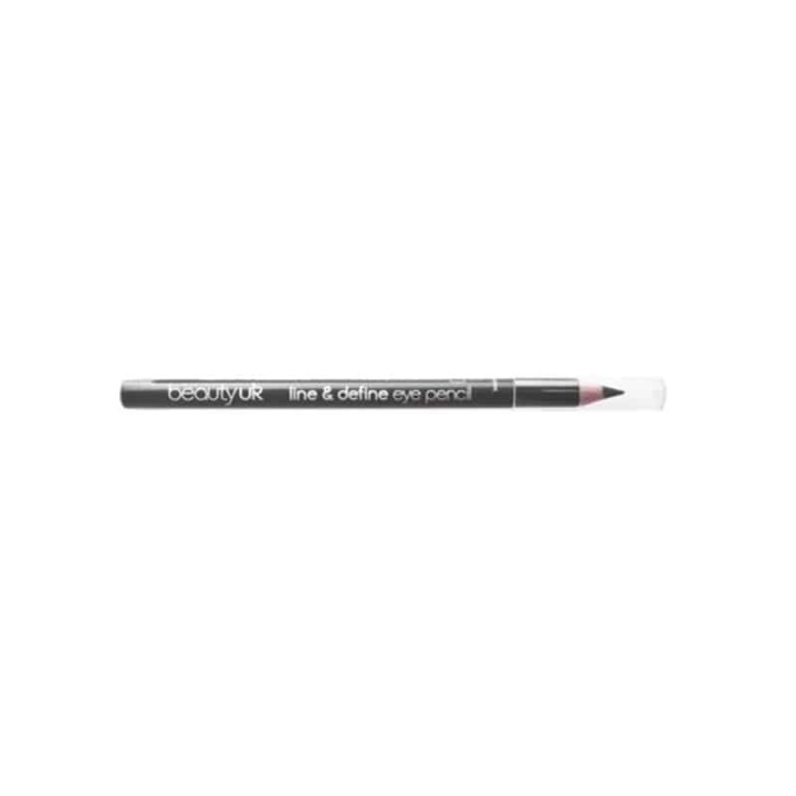 Beauty UK Line & Define Eye Pencil No.8 - Dark Grey i gruppen SKÖNHET & HÄLSA / Makeup / Ögon & Ögonbryn / Eyeliner / Kajal hos TP E-commerce Nordic AB (38-69554)
