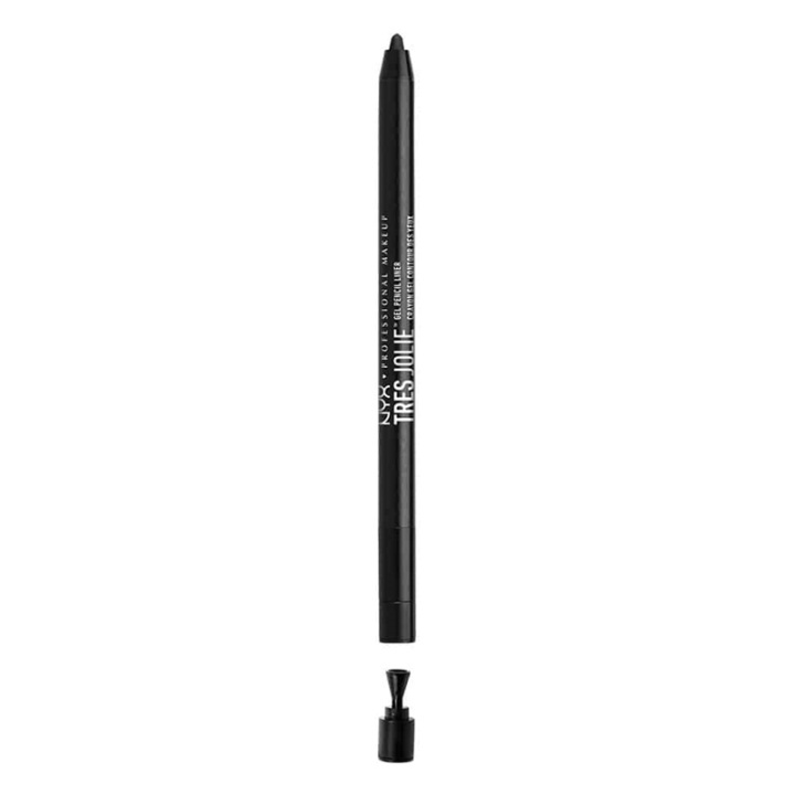 NYX PROF. MAKEUP Tres Jolie Gel Pencil Liner - Black i gruppen SKÖNHET & HÄLSA / Makeup / Ögon & Ögonbryn / Eyeliner / Kajal hos TP E-commerce Nordic AB (38-69648)