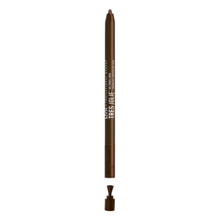 NYX PROF. MAKEUP Tres Jolie Gel Pencil Liner - Brown i gruppen SKÖNHET & HÄLSA / Makeup / Ögon & Ögonbryn / Eyeliner / Kajal hos TP E-commerce Nordic AB (38-69649)