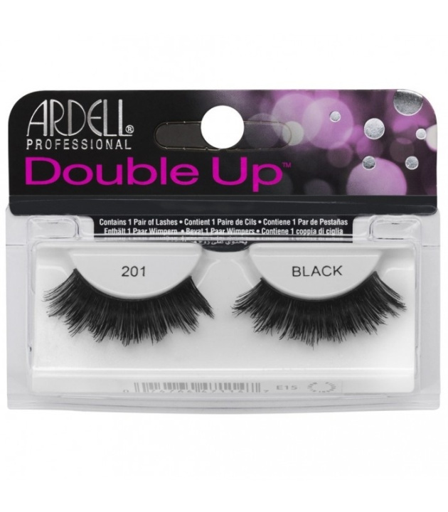 Ardell Double Up False Eyelashes Black 201 i gruppen SKÖNHET & HÄLSA / Makeup / Ögon & Ögonbryn / Lösögonfransar hos TP E-commerce Nordic AB (38-69671)