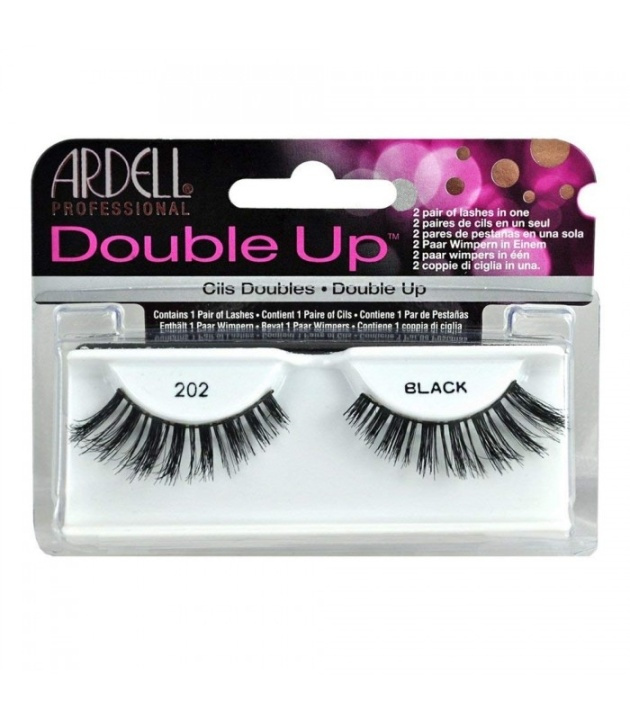 Ardell Double Up False Eyelashes Black 202 i gruppen SKÖNHET & HÄLSA / Makeup / Ögon & Ögonbryn / Lösögonfransar hos TP E-commerce Nordic AB (38-69672)