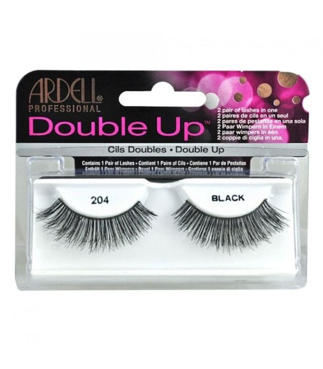 Ardell Double Up False Eyelashes Black 204 i gruppen SKÖNHET & HÄLSA / Makeup / Ögon & Ögonbryn / Lösögonfransar hos TP E-commerce Nordic AB (38-69674)