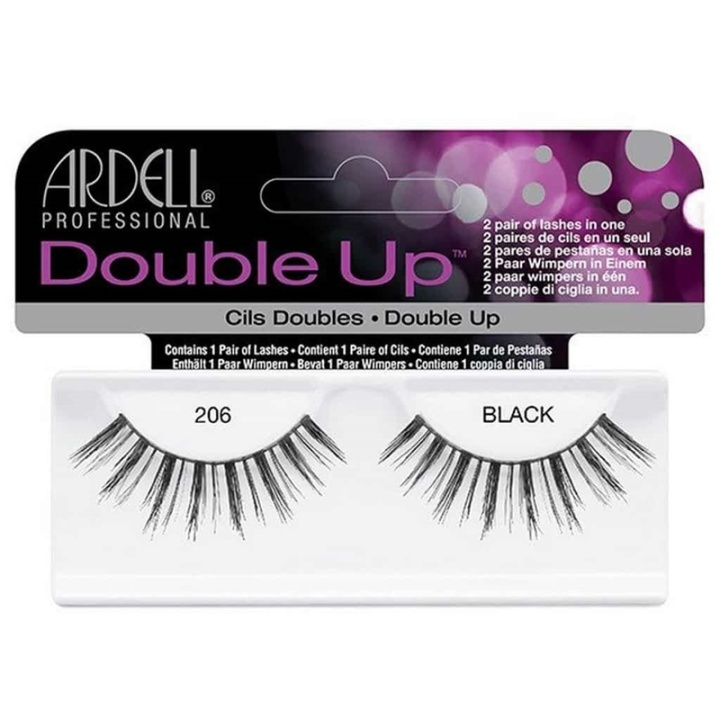 Ardell Double Up False Eyelashes Black 206 i gruppen SKÖNHET & HÄLSA / Makeup / Ögon & Ögonbryn / Lösögonfransar hos TP E-commerce Nordic AB (38-69675)