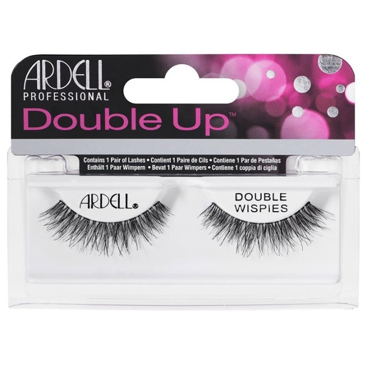 Ardell Double Up Wispies Lashes Black i gruppen SKÖNHET & HÄLSA / Makeup / Ögon & Ögonbryn / Lösögonfransar hos TP E-commerce Nordic AB (38-69678)