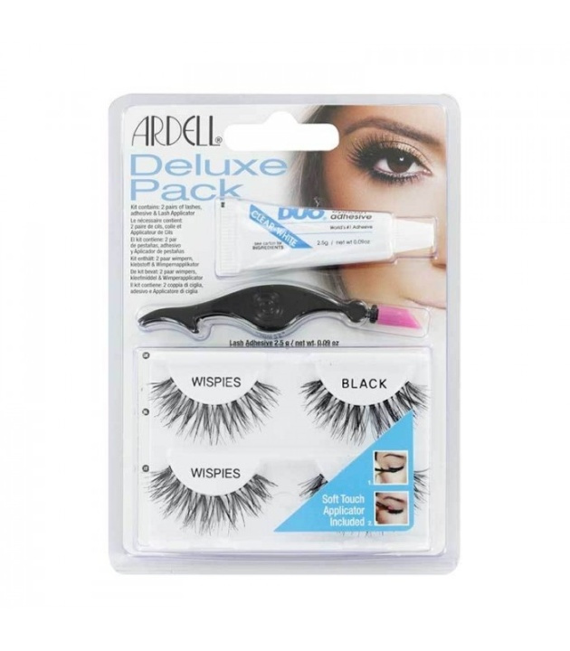 Ardell Eyelash Deluxe Pack Wispies Black i gruppen SKÖNHET & HÄLSA / Makeup / Ögon & Ögonbryn / Lösögonfransar hos TP E-commerce Nordic AB (38-69688)