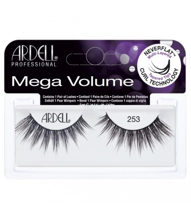 Ardell False Lashes Mega Volume 253 Black i gruppen SKÖNHET & HÄLSA / Makeup / Ögon & Ögonbryn / Lösögonfransar hos TP E-commerce Nordic AB (38-69691)