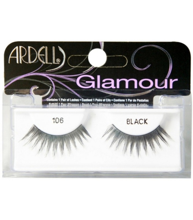 Ardell Glamour Lashes 106 Black i gruppen SKÖNHET & HÄLSA / Makeup / Ögon & Ögonbryn / Lösögonfransar hos TP E-commerce Nordic AB (38-69694)