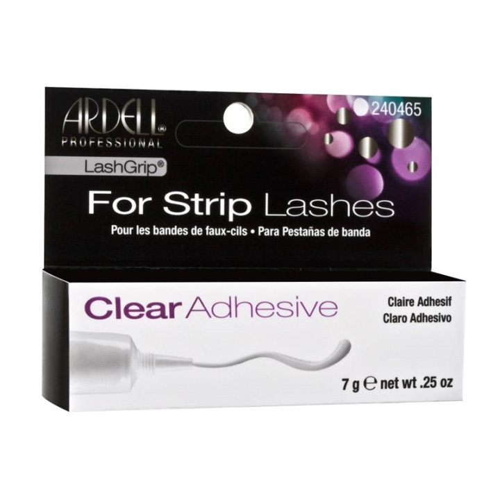 Ardell LashGrip Strip Adhesive Clear 7g i gruppen SKÖNHET & HÄLSA / Makeup / Ögon & Ögonbryn / Lösögonfransar hos TP E-commerce Nordic AB (38-69702)