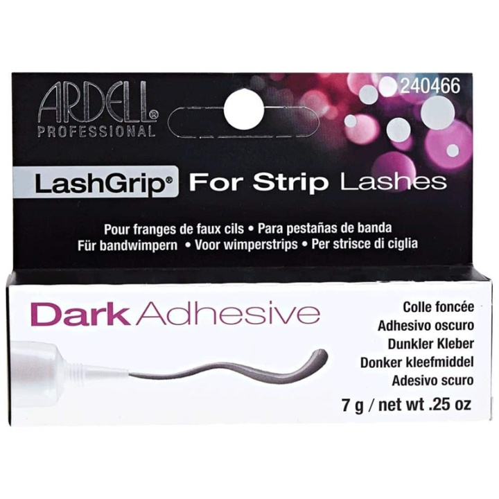 Ardell LashGrip Strip Adhesive Dark 7g i gruppen SKÖNHET & HÄLSA / Makeup / Ögon & Ögonbryn / Lösögonfransar hos TP E-commerce Nordic AB (38-69703)