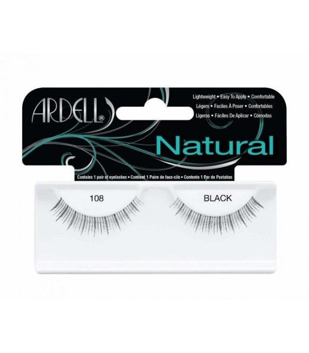 Ardell Natural Lashes 108 Black i gruppen SKÖNHET & HÄLSA / Makeup / Ögon & Ögonbryn / Lösögonfransar hos TP E-commerce Nordic AB (38-69709)
