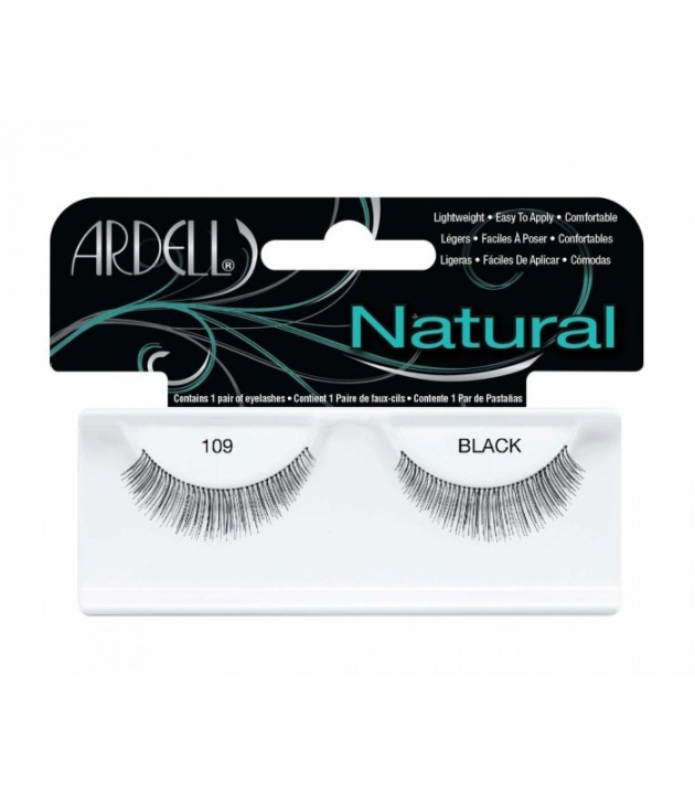 Ardell Natural Lashes 109 Black i gruppen SKÖNHET & HÄLSA / Makeup / Ögon & Ögonbryn / Lösögonfransar hos TP E-commerce Nordic AB (38-69710)