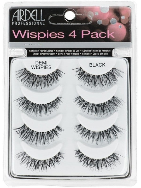 Ardell Natural Multipack Demi Wispies Black 4-pack i gruppen SKÖNHET & HÄLSA / Makeup / Ögon & Ögonbryn / Lösögonfransar hos TP E-commerce Nordic AB (38-69723)