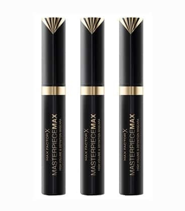 3-pack Max Factor Masterpiece Max Mascara Black 7,2ml i gruppen SKÖNHET & HÄLSA / Makeup / Ögon & Ögonbryn / Mascara hos TP E-commerce Nordic AB (38-69777)