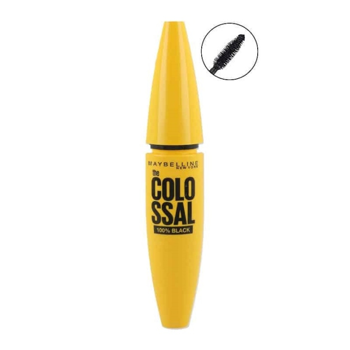 Maybelline Colossal Mascara 100% Black 9ml i gruppen SKÖNHET & HÄLSA / Makeup / Ögon & Ögonbryn / Mascara hos TP E-commerce Nordic AB (38-69787)