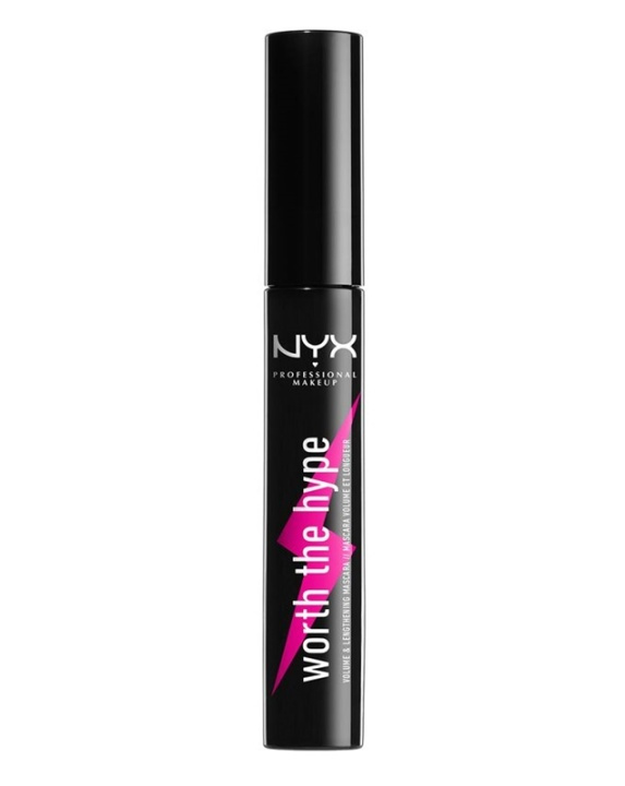 NYX PROF. MAKEUP Worth The Hype Volumizing & Lengthening Mascara Black/Noir i gruppen SKÖNHET & HÄLSA / Makeup / Ögon & Ögonbryn / Mascara hos TP E-commerce Nordic AB (38-69816)