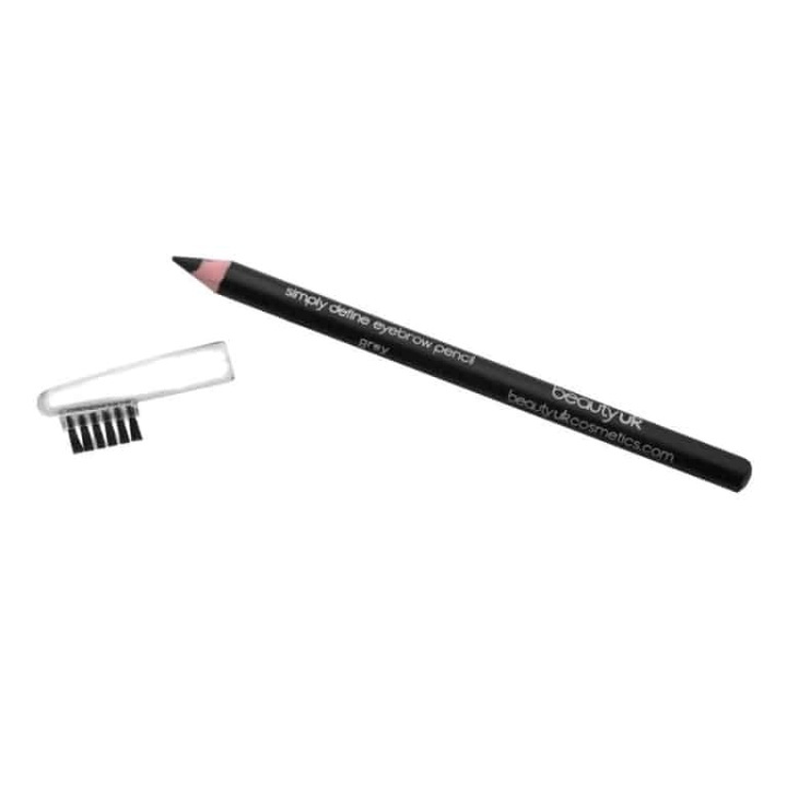 Beauty UK Eyebrow Pencil - Grey i gruppen SKÖNHET & HÄLSA / Makeup / Ögon & Ögonbryn / Ögonbrynspenna hos TP E-commerce Nordic AB (38-69858)