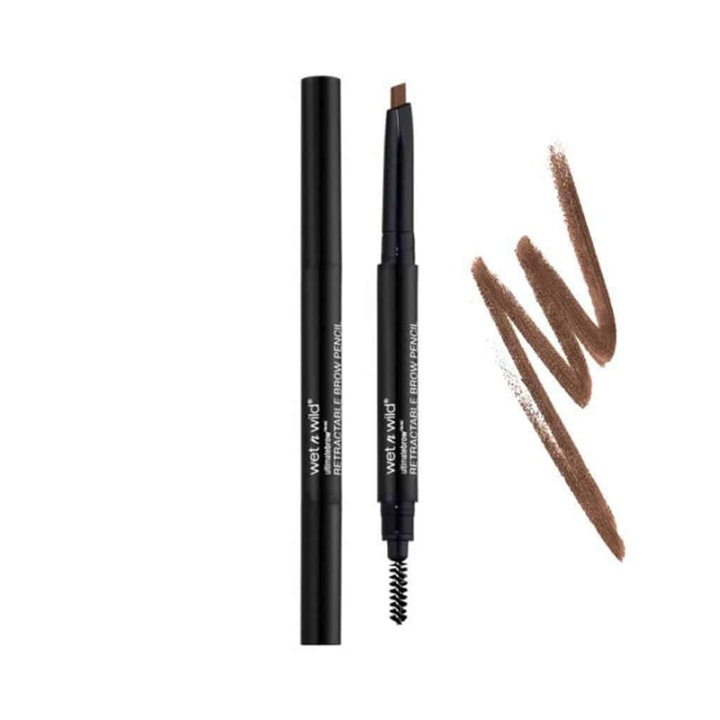 Wet n Wild Ultimate Brow Retractable Pencil Medium Brown i gruppen SKÖNHET & HÄLSA / Makeup / Ögon & Ögonbryn / Ögonbrynspenna hos TP E-commerce Nordic AB (38-69876)