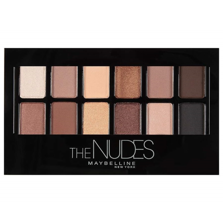 Maybelline The Nudes Eyeshadow Palette 9.6g i gruppen SKÖNHET & HÄLSA / Makeup / Ögon & Ögonbryn / Ögonskuggor hos TP E-commerce Nordic AB (38-69979)