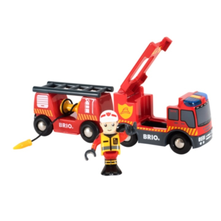 Brio 33811 Brandbil i gruppen LEKSAKER, BARN- & BABYPRODUKTER / Leksaker / Leksaksbilar & andra fordon hos TP E-commerce Nordic AB (38-70206)