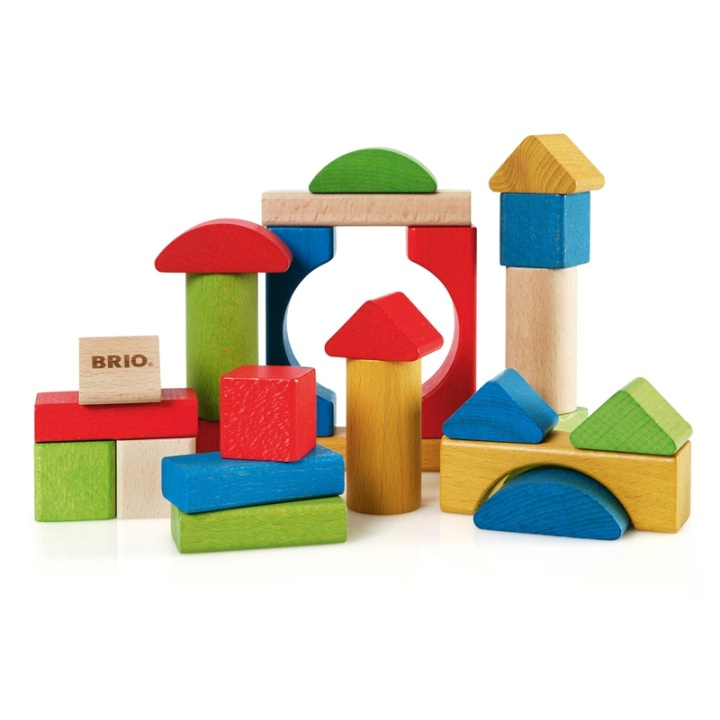 Brio 30114 Set med 25 Klossar i gruppen LEKSAKER, BARN- & BABYPRODUKTER / Babyleksaker / Aktivitetsleksaker hos TP E-commerce Nordic AB (38-70221)