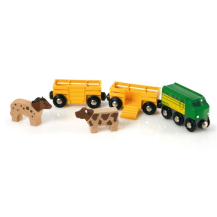 BRIO 33404 Tågset Bondgård i gruppen LEKSAKER, BARN- & BABYPRODUKTER / Leksaker / Byggleksaker / Brio tågbanor hos TP E-commerce Nordic AB (38-70269)