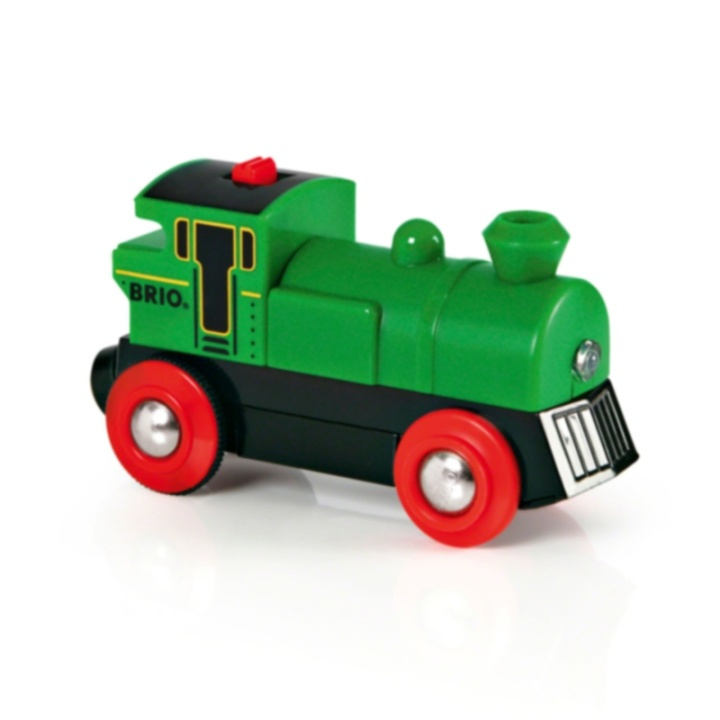 Brio 33595 B/O Lok Grön/Svart i gruppen LEKSAKER, BARN- & BABYPRODUKTER / Leksaker / Byggleksaker / Brio tågbanor hos TP E-commerce Nordic AB (38-70277)