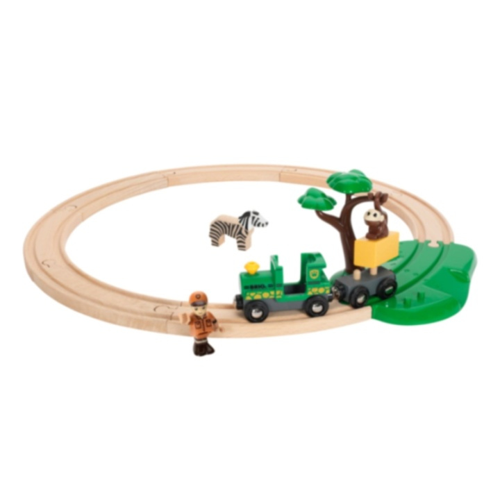 Brio 33720 Safari Tågset i gruppen LEKSAKER, BARN- & BABYPRODUKTER / Leksaker / Byggleksaker / Brio tågbanor hos TP E-commerce Nordic AB (38-70282)
