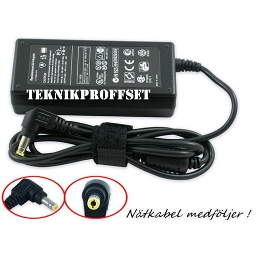 AC Adapter till Toshiba 19V 3.42A 65W (5.5x2.5mm) i gruppen DATORER & KRINGUTRUSTNING / Bärbara datorer & tillbehör / Datorladdare / Laddare till laptop / Toshiba hos TP E-commerce Nordic AB (38-7031)