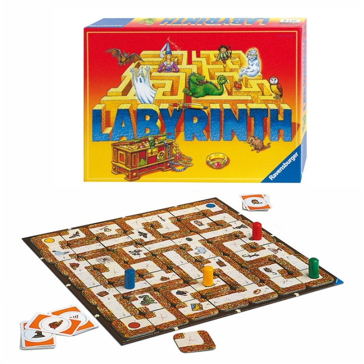 Ravensburger Labyrinth i gruppen LEKSAKER, BARN- & BABYPRODUKTER / Leksaker / Sällskapsspel / Familjespel hos TP E-commerce Nordic AB (38-70443)