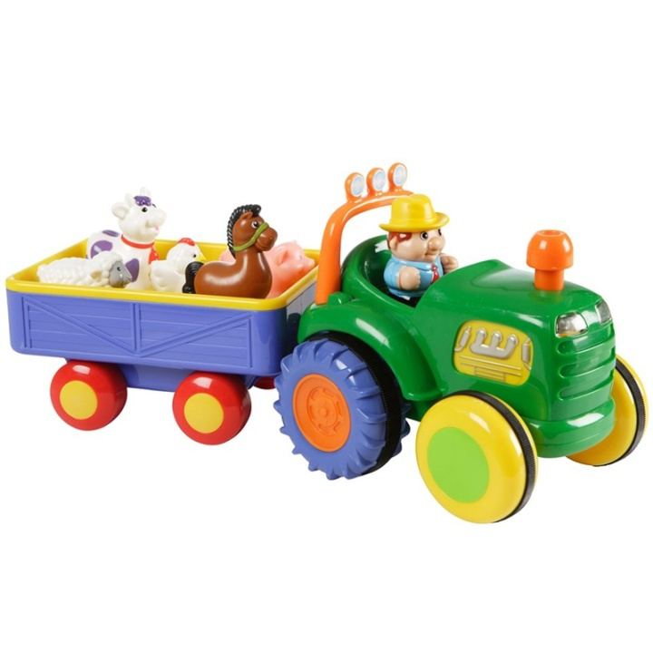 Happy Baby Farm Tractor med Trailer i gruppen LEKSAKER, BARN- & BABYPRODUKTER / Leksaker / Leksaksbilar & andra fordon hos TP E-commerce Nordic AB (38-70449)