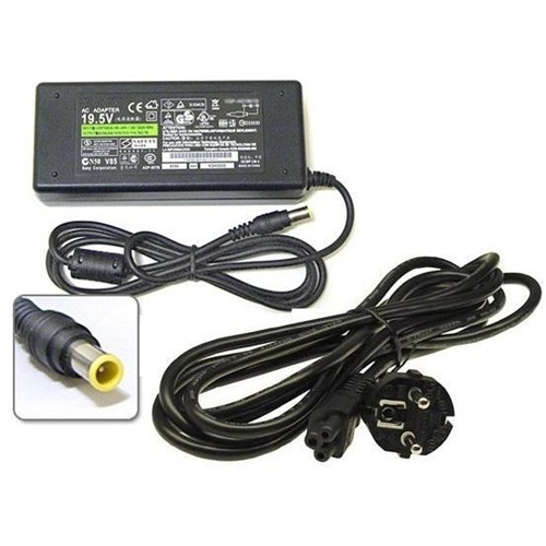 AC Adapter till Sony Vaio, 19.5V 4.7A 90W (6.5x4.4mm) i gruppen DATORER & KRINGUTRUSTNING / Bärbara datorer & tillbehör / Datorladdare / Laddare till laptop / Sony hos TP E-commerce Nordic AB (38-7063)