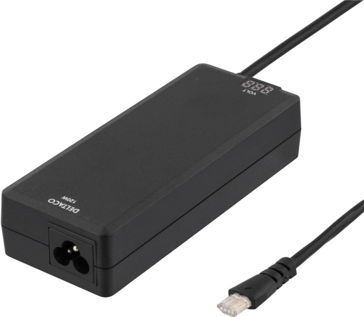 AC Adapter, Universal (SMP-120WD) i gruppen DATORER & KRINGUTRUSTNING / Bärbara datorer & tillbehör / Datorladdare / Laddare till laptop / Universal hos TP E-commerce Nordic AB (38-7086)