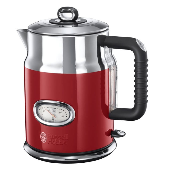 Russell Hobbs Vattenkokare Retro Red Kettle i gruppen HEM, HUSHÅLL & TRÄDGÅRD / Hushållsmaskiner / Vatten & Juice / Vattenkokare hos TP E-commerce Nordic AB (38-71145)