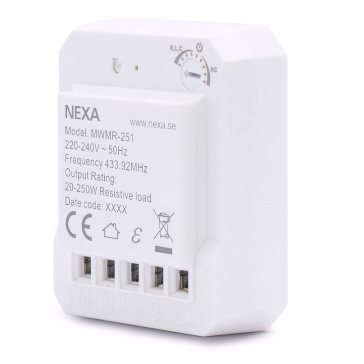 Nexa MWMR-251: Dosdimmer med stöd för Smart Mode i gruppen HEM, HUSHÅLL & TRÄDGÅRD / El & Belysning / Elinstallation / Övriga el-tillbehör hos TP E-commerce Nordic AB (38-71437)